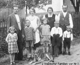 2 Krainhofer Familien vor Nr.1