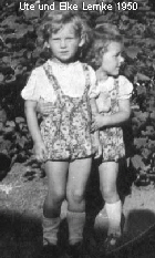 Ute und Elke Lemke 1950
